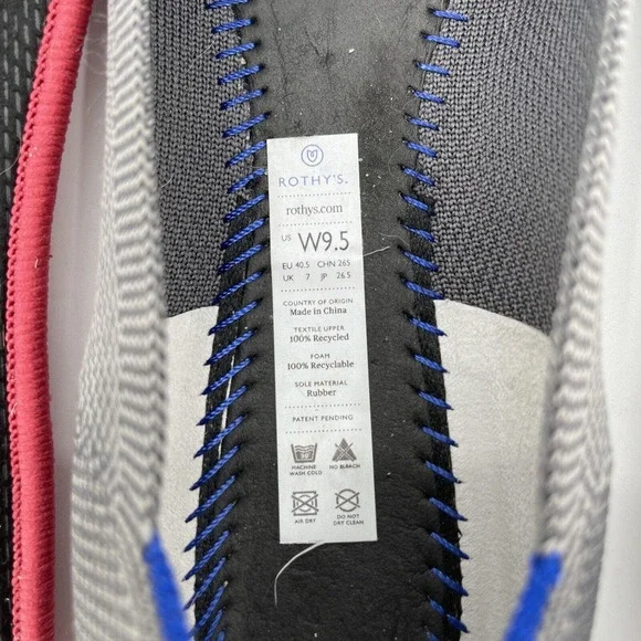 Rothy's The Flat Womens 9.5 Gray - Picture 10 of 11